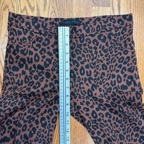 Sanctuary Brown Leopard Print Cropped Pants - Picture 9 of 11